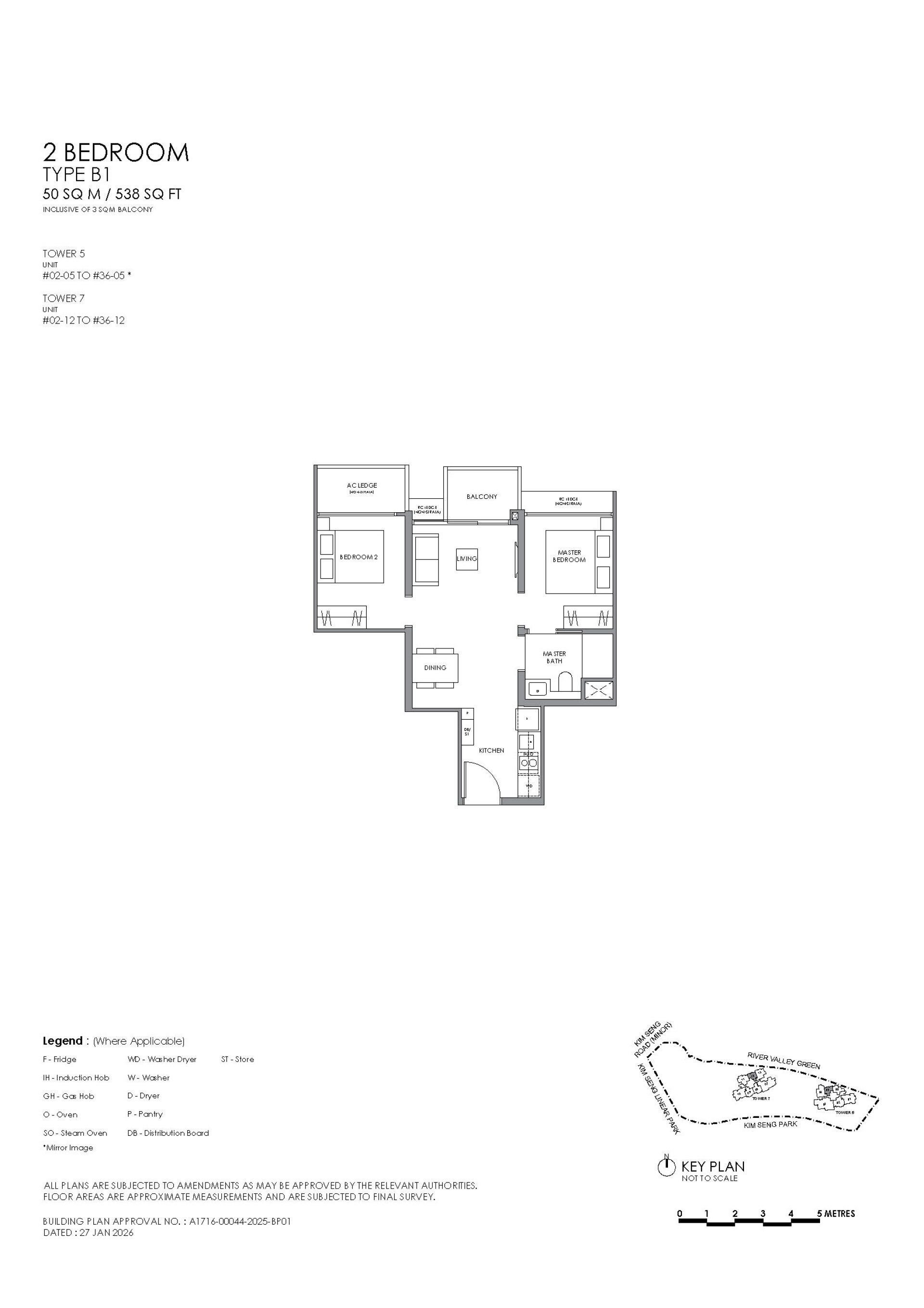 River Modern floorplan